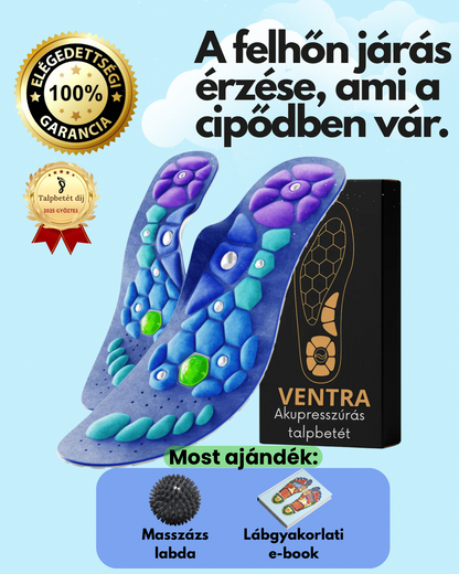 VENTRA Mágneses Akupresszúrás Talpbetét