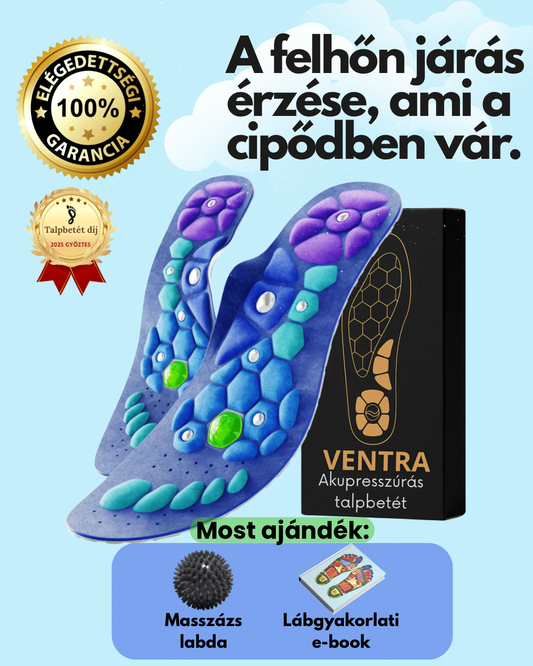 VENTRA Mágneses Akupresszúrás Talpbetét
