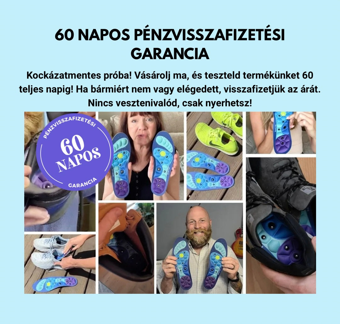 VENTRA Mágneses Akupresszúrás Talpbetét